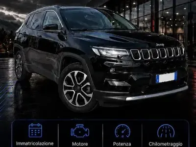 Usata Jeep Compass Limited 131 CV (96 kW) 2022 Nero SUV