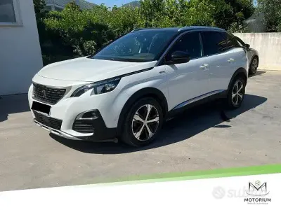 Usata Peugeot 3008 GT-line 120 CV (88 kW) 2016 Bianco SUV