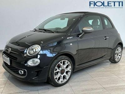 Usata Fiat 500C Sport 69 CV (50 kW) 2021 Nero Cabrio