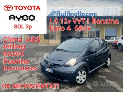 Usata Toyota Aygo 68 CV (50 kW) 2007 Grigio Utilitaria