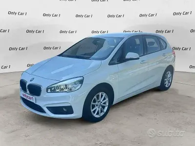 Usata BMW 218 Active Tourer Advantage 136 CV (100 kW) 2017 Bianco Monovolume