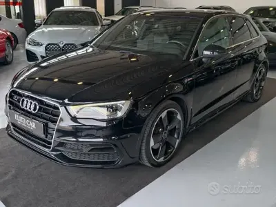 Usata Audi A3 S-Line 184 CV (135 kW) 2016 Nero Berlina