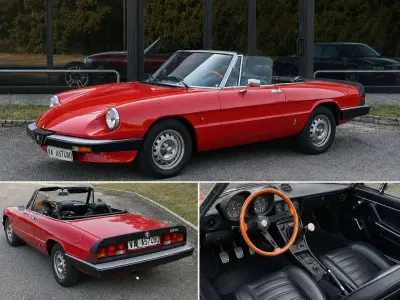 Usata Alfa Romeo Spider 103 CV (75 kW) 1985 Rosso Cabrio