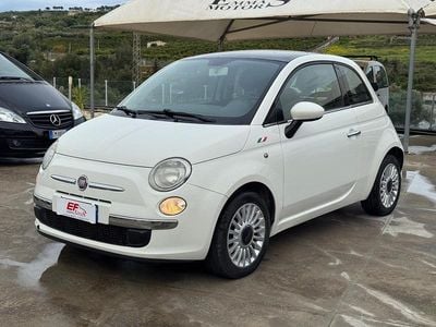 Usata Fiat 500 Lounge 75 CV (55 kW) 2009 Bianco Cabrio