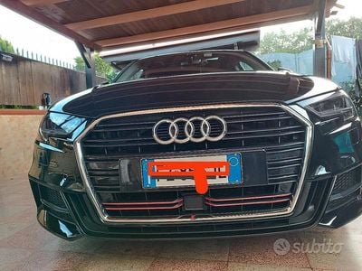 Usata Audi A3 S-Line 150 CV (110 kW) 2019 Nero Berlina