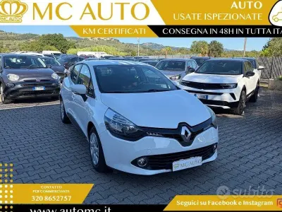 Usata Renault Clio IV 73 CV (53 kW) 2015 Bianco Berlina