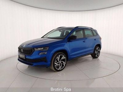 Usata Skoda Karoq SportLine 150 CV (110 kW) 2024 Blu metallizzato SUV