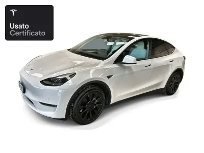 Usata Tesla Model Y Long Range AWD 258 kW (351 CV) 2022 Pearl white multicoat SUV