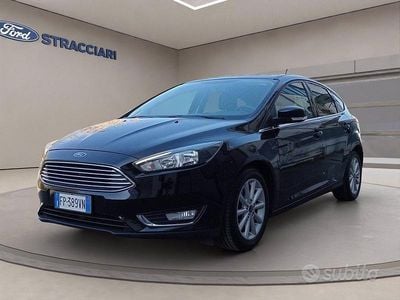 Usata Ford Focus Titanium S 120 CV (88 kW) 2018 Nero metallizzato Berlina