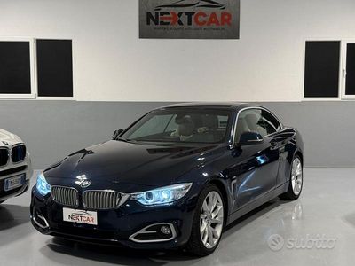 Usata BMW 420 Cabriolet Luxury Line 184 CV (135 kW) 2014 Blu Cabrio