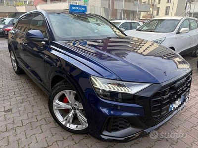 Usata Audi Q8 S-line plus 286 CV (210 kW) 2022 Blu SUV