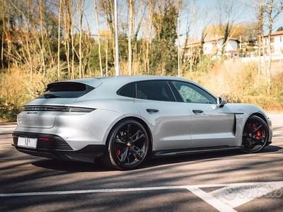 Occasion Porsche Taycan Sport Turismo 439 kW (598 PK) 2022 Grijs Stationwagen