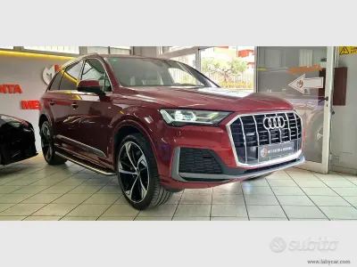 Usata Audi Q7 S-Line 231 CV (169 kW) 2022 Rosso SUV