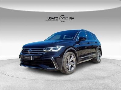 Usata VW Tiguan R-line 150 CV (110 kW) 2021 Nero SUV