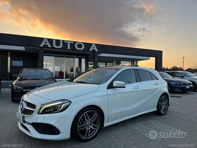 Usata Mercedes A200 Premium 136 CV (100 kW) 2017 Bianco Berlina