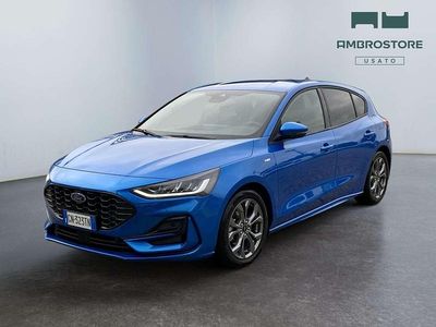 Usata Ford Focus ST-Line X 125 CV (91 kW) 2023 Desert island blue Berlina