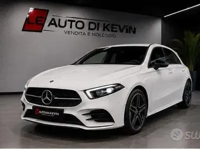 Usata Mercedes A180 Premium 116 CV (85 kW) 2018 Bianco Berlina