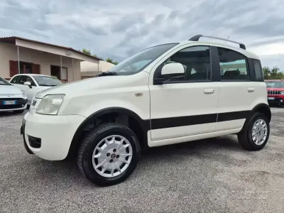 Usata Fiat Panda 4x4 Dynamic 69 CV (50 kW) 2011 Bianco Utilitaria