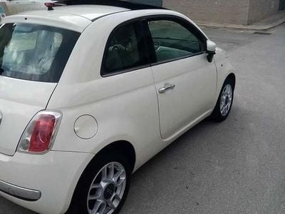 Usata Fiat 500 69 CV (50 kW) 2009 Bianco Cabrio