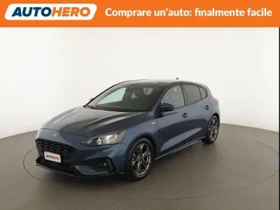 Usata Ford Focus ST-Line 125 CV (91 kW) 2021 Blu Berlina