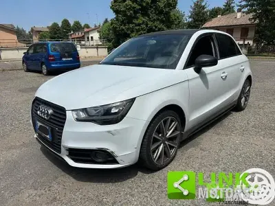 Usata Audi A1 Sportback Design 86 CV (63 kW) 2014 Bianco Utilitaria