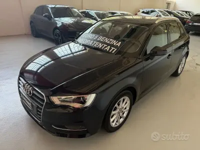 Usata Audi A3 Ambition 121 CV (88 kW) 2014 Nero Berlina