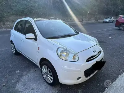 Usata Nissan Micra Acenta 80 CV (58 kW) 2013 Bianco Utilitaria