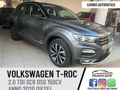 Usata VW T-Roc Style 150 CV (110 kW) 2020 Grigio SUV