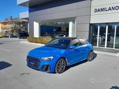 Usata Audi A1 Sportback S-Line 115 CV (84 kW) 2019 Blu Utilitaria