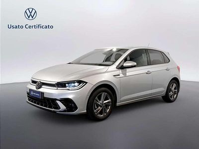 Usata VW Polo R-line 95 CV (69 kW) 2024 Reflex silver metallizzato Utilitaria