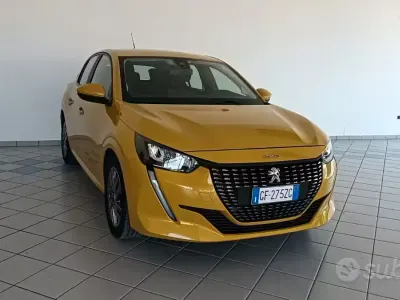Usata Peugeot 208 Active 75 CV (55 kW) 2021 Giallo Utilitaria
