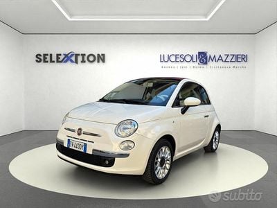 Usata Fiat 500 Lounge 2014 Bianco Cabrio