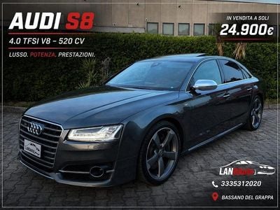 Usata Audi S8 Comfort 519 CV (381 kW) 2015 Grigio Berlina