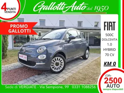 Usata Fiat 500C Dolcevita 69 CV (50 kW) 2022 Grigio Cabrio