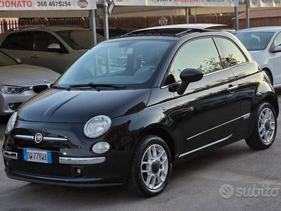 Usata Fiat 500 Lounge 69 CV (50 kW) 2009 Nero Cabrio