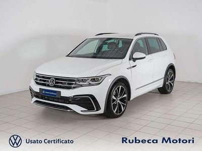 Usata VW Tiguan R-line 150 CV (110 kW) 2022 Bianco SUV