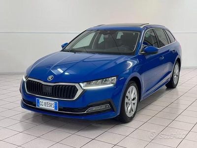 Usata Skoda Octavia 130 CV (95 kW) 2021 Blu Station wagon
