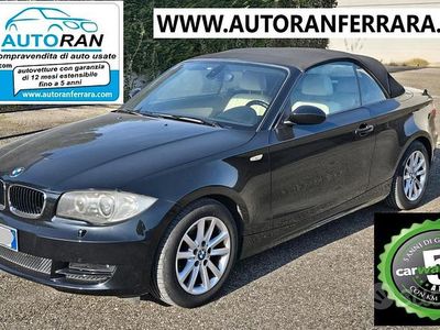 Usata BMW 120 Cabriolet 177 CV (130 kW) 2010 Nero Cabrio