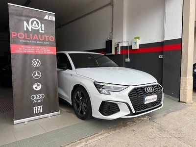 Usata Audi A3 S-Line 150 CV (110 kW) 2021 Bianco Berlina