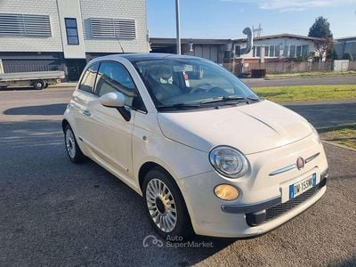 Usata Fiat 500 Lounge 69 CV (50 kW) 2009 Bianco Cabrio