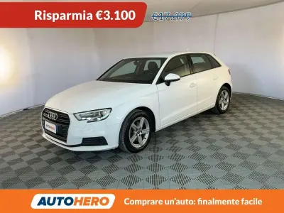 Usata Audi A3 150 CV (110 kW) 2018 Bianco Berlina