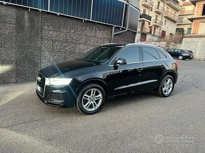 Usata Audi Q3 S-Line 150 CV (110 kW) 2017 Nero SUV