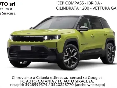 Nuova Jeep Compass Altitude 145 CV (106 kW) 2025 Giallo SUV