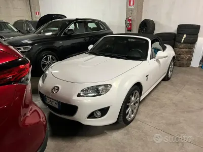 Usata Mazda MX5 126 CV (92 kW) 2010 Bianco Cabrio