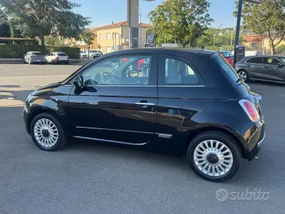 Usata Fiat 500 Lounge 69 CV (50 kW) 2010 Nero Berlina