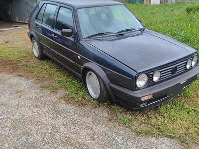 Usata VW Golf II GTD 80 CV (58 kW) 1991 Blu Utilitaria