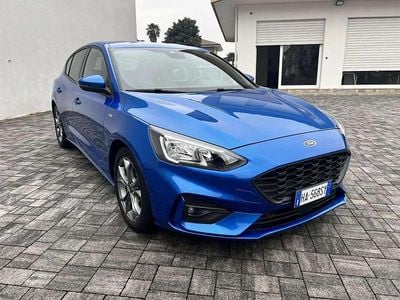 Usata Ford Focus ST-Line 125 CV (91 kW) 2020 Blu/azzurro Berlina