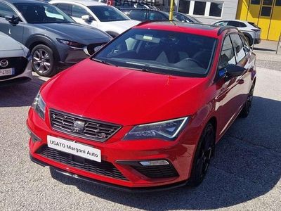 Usata Seat Leon ST FR 131 CV (96 kW) 2020 Rosso Station wagon