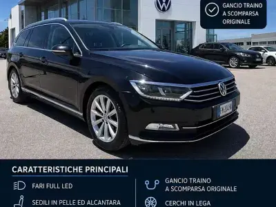 Usata VW Passat 150 CV (110 kW) 2015 Nero Station wagon