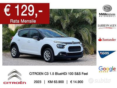 Usata Citroën C3 Feel 102 CV (75 kW) 2023 Bianco Berlina
